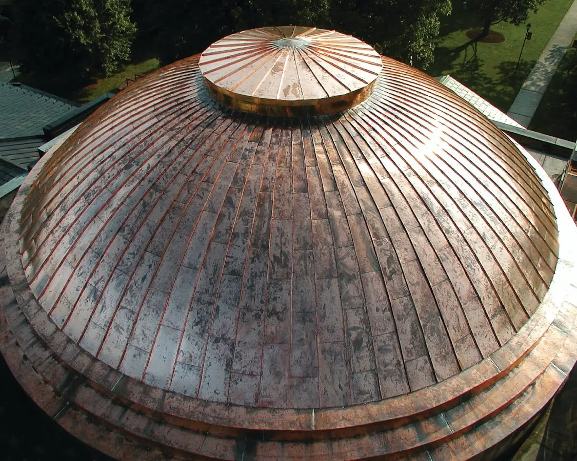 Craftsman Roofing crew installing a new roof in 48th Ward Civic Club